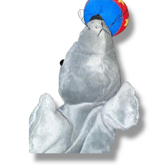 Restoration Hardware Murdock & Ross Hand Puppet Seal with Ball Star Gray Blue - Picture 11 of 14